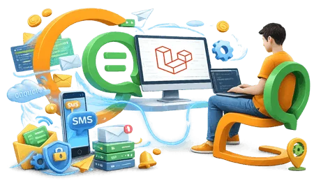 آموزش ارسال پیامک با API در Laravel (لاراول) + نمونه کد