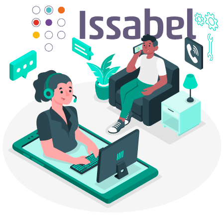 ارسال خودکار پیامک پس از تماس مشتری با سیستم ایزابل VoIP