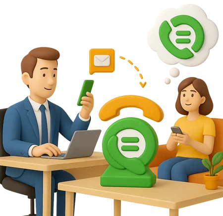 ارسال پیامک متناظر با تلفن ثابت شما | اعتماد بیشتر، بازده بهتر