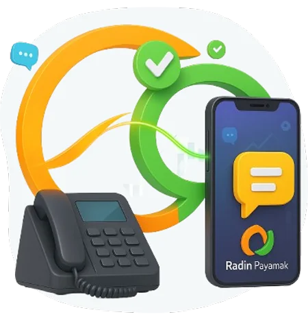 ارسال پیامک متناظر با تلفن ثابت شما | اعتماد بیشتر، بازده بهتر