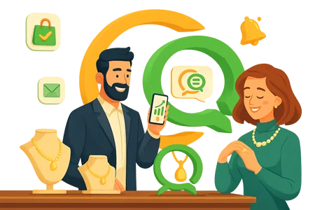 سامانه پیامک طلا و جواهر | ارتباط لوکس و هوشمند با مشتریان وفادار